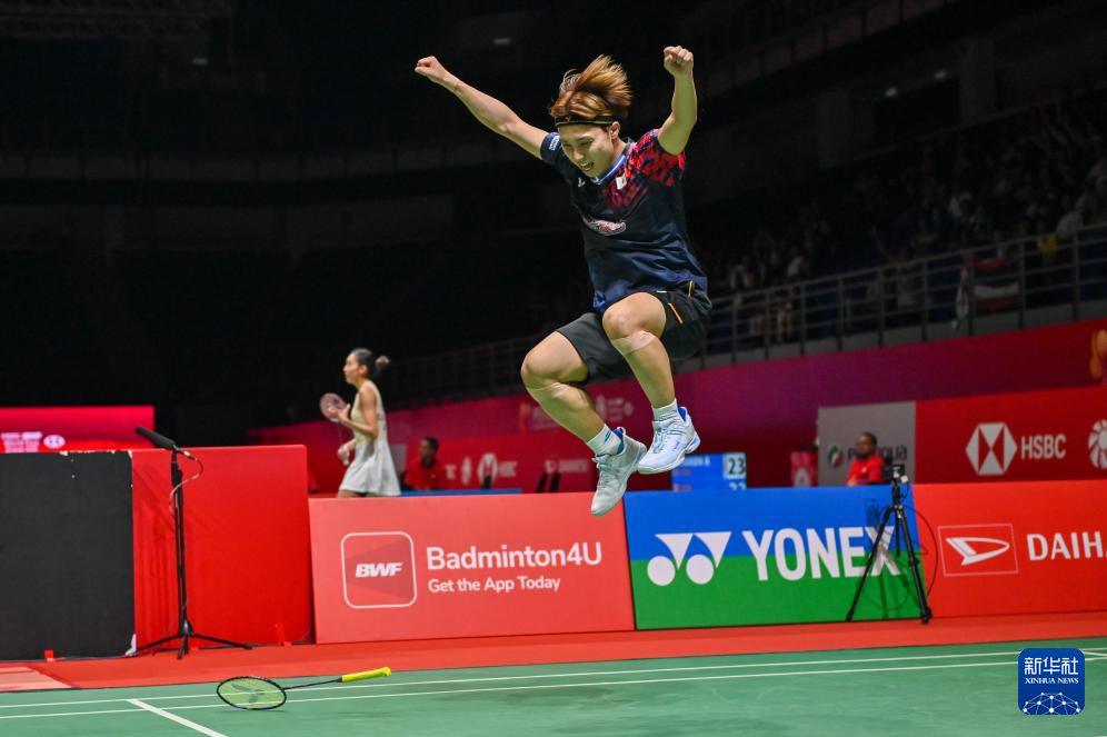 在羽毛球世